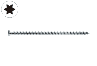 9008 Винт за директен монтаж в бетон A2