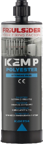 KEM-UP 954 Полиест.смола (420мл+1смес.+1чистит.)